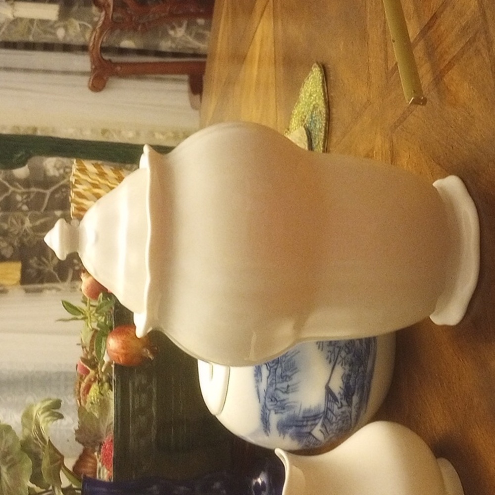 Tall white Biscuit Jar